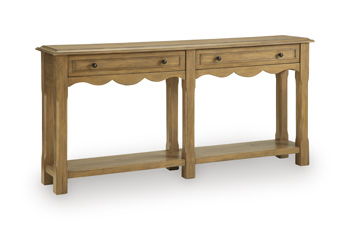 Whitmund - Console Sofa Table - Light Brown