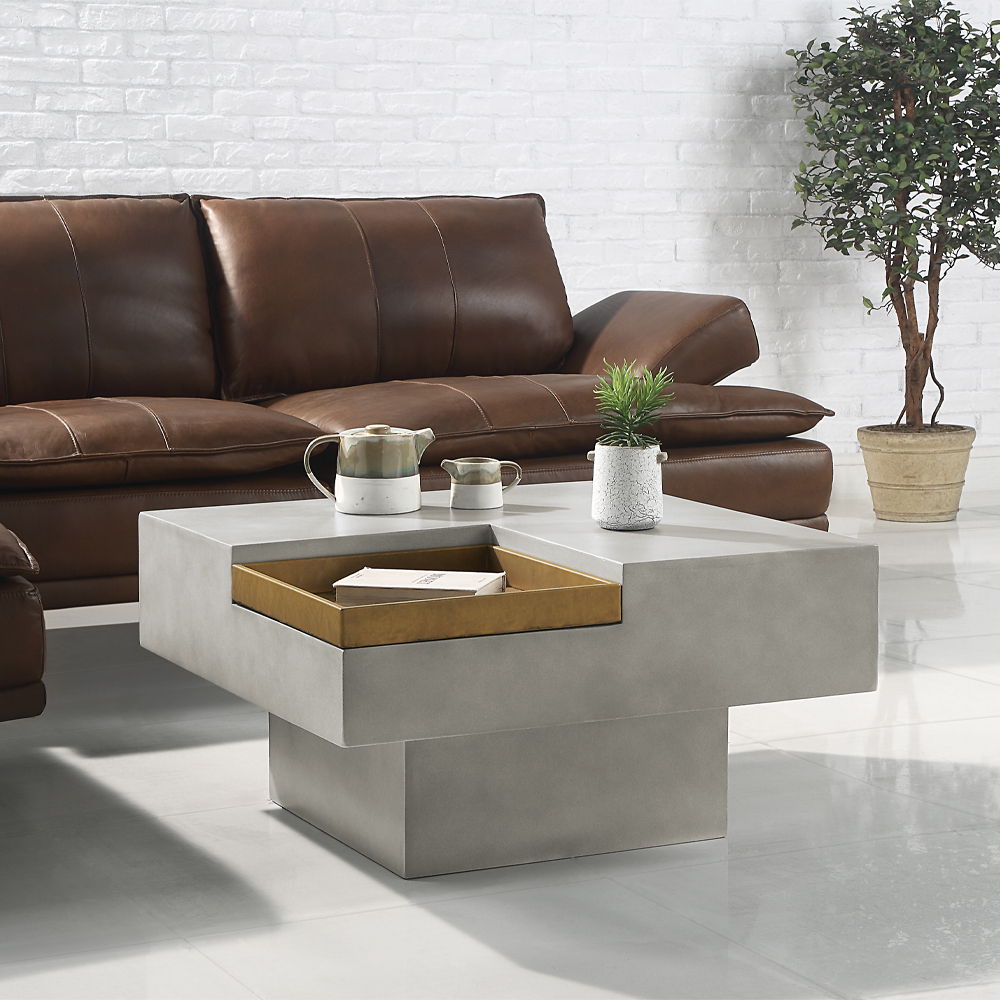 Kailano - Coffee Table - Weathered Gray - Urban Living Furniture (Los Angeles, CA)