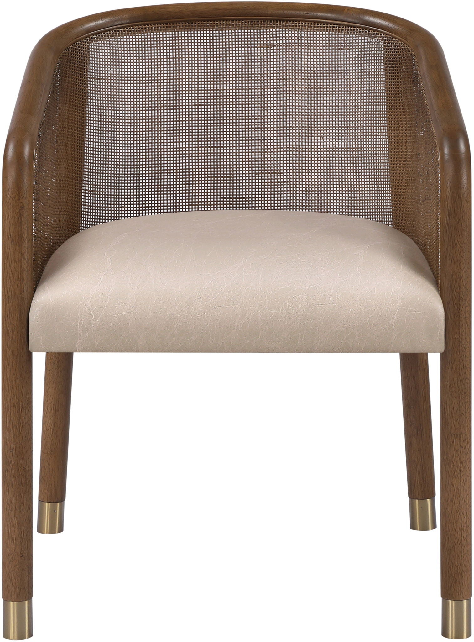 Sylvan - Vegan Leather Dining Chair (Set of 2) - Brown Frame - Urban Living Furniture (Los Angeles, CA)