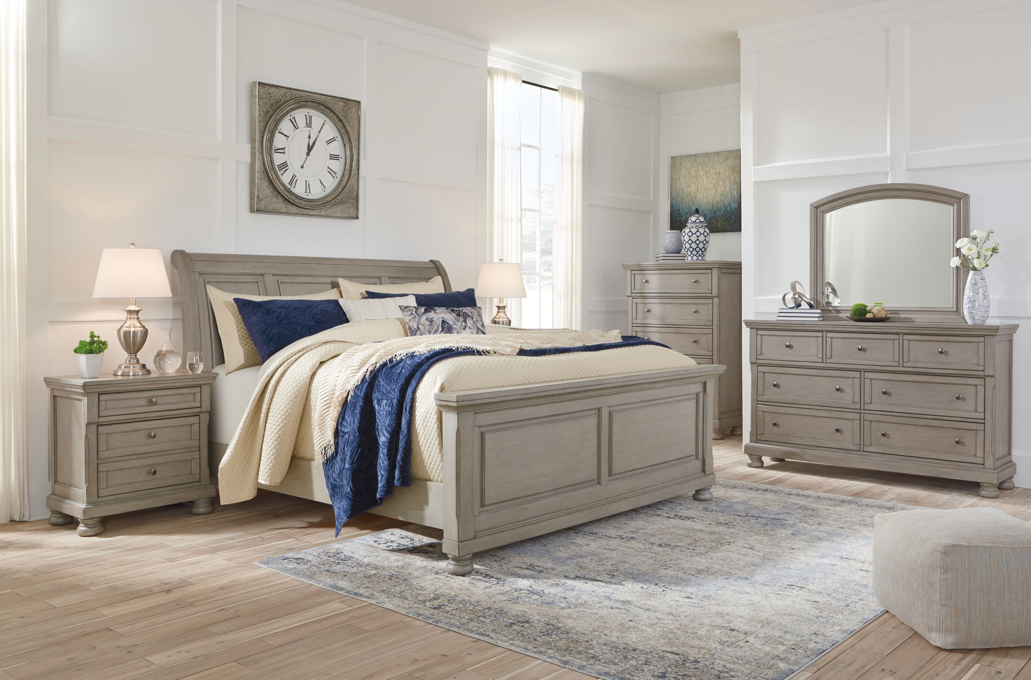 Lettner - Sleigh Bed Set - Urban Living Furniture (Los Angeles, CA)