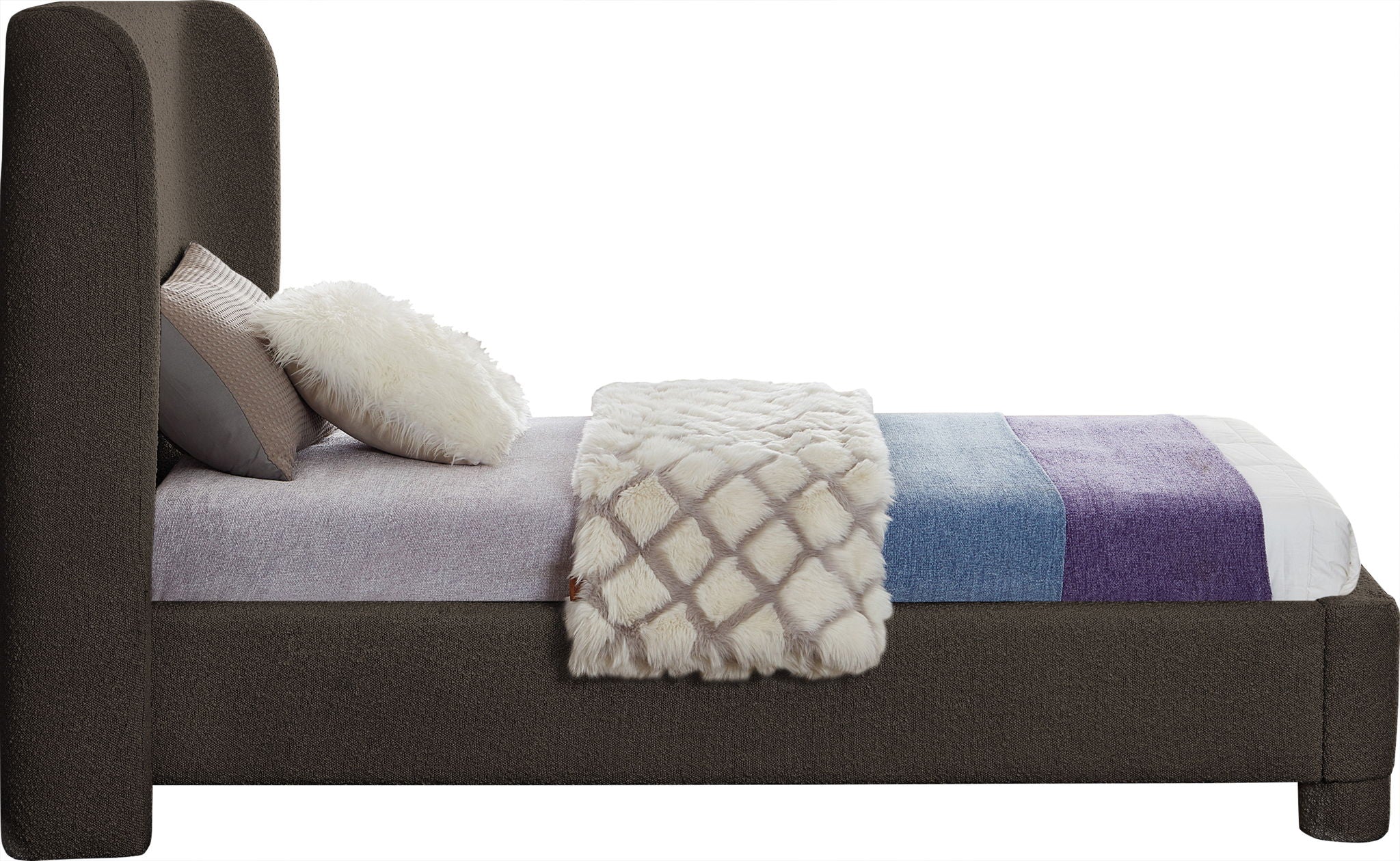 Penny - Boucle Fabric Bed - Urban Living Furniture (Los Angeles, CA)
