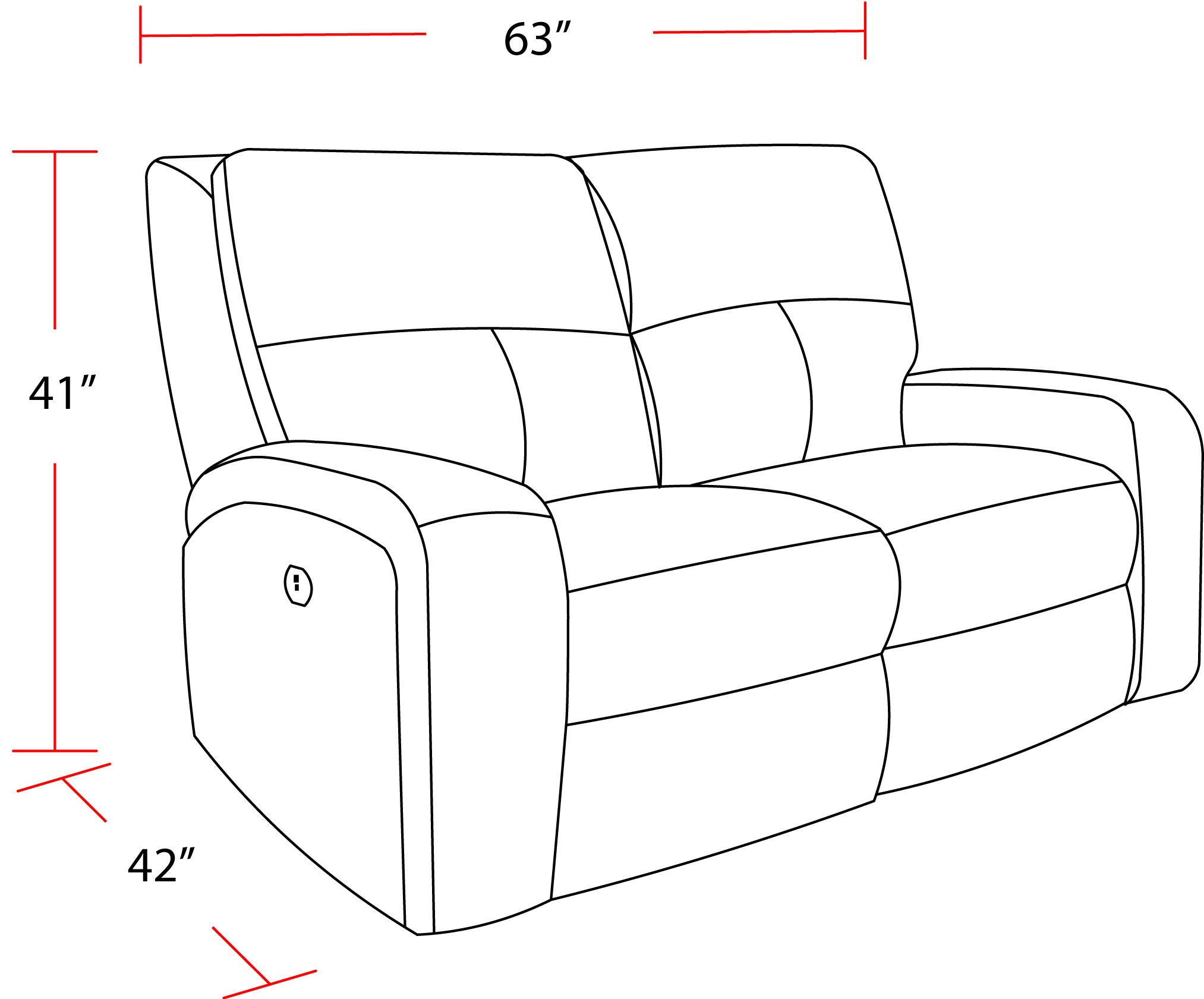 Polaris - Power Loveseat - Urban Living Furniture (Los Angeles, CA)