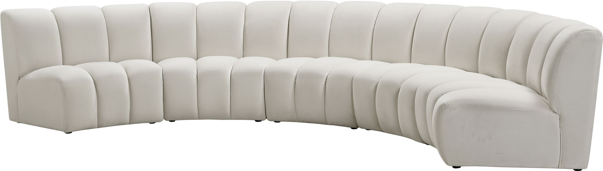 Infinity - 5 Piece Velvet Modular Sectional - Urban Living Furniture (Los Angeles, CA)