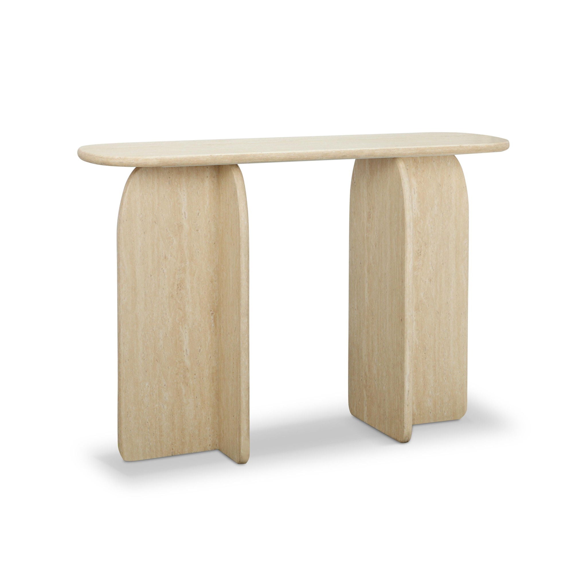 Clementine - Console Table - Travertine - Urban Living Furniture (Los Angeles, CA)