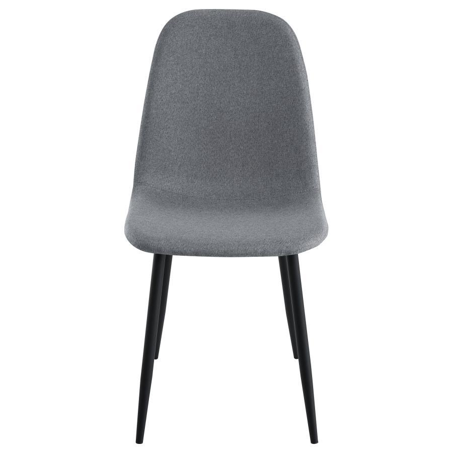 Dennison - Upholstered Dining Side Chair (Set of 4) - Gray - Urban Living Furniture (Los Angeles, CA)