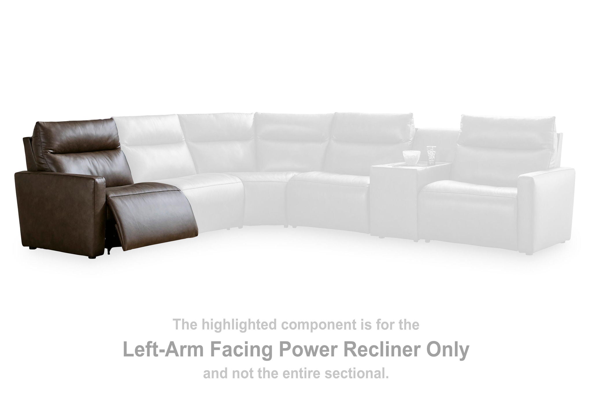 ModZ - LAF Zero Wall Power Recliner - Chocolate - Urban Living Furniture (Los Angeles, CA)