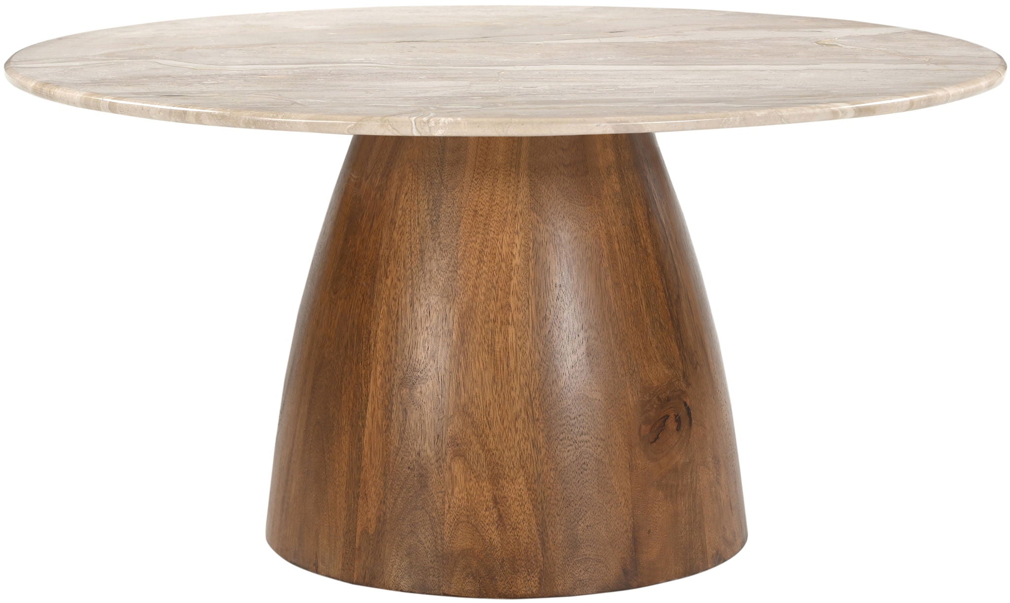 Liona - Marble And Mango Wood Table