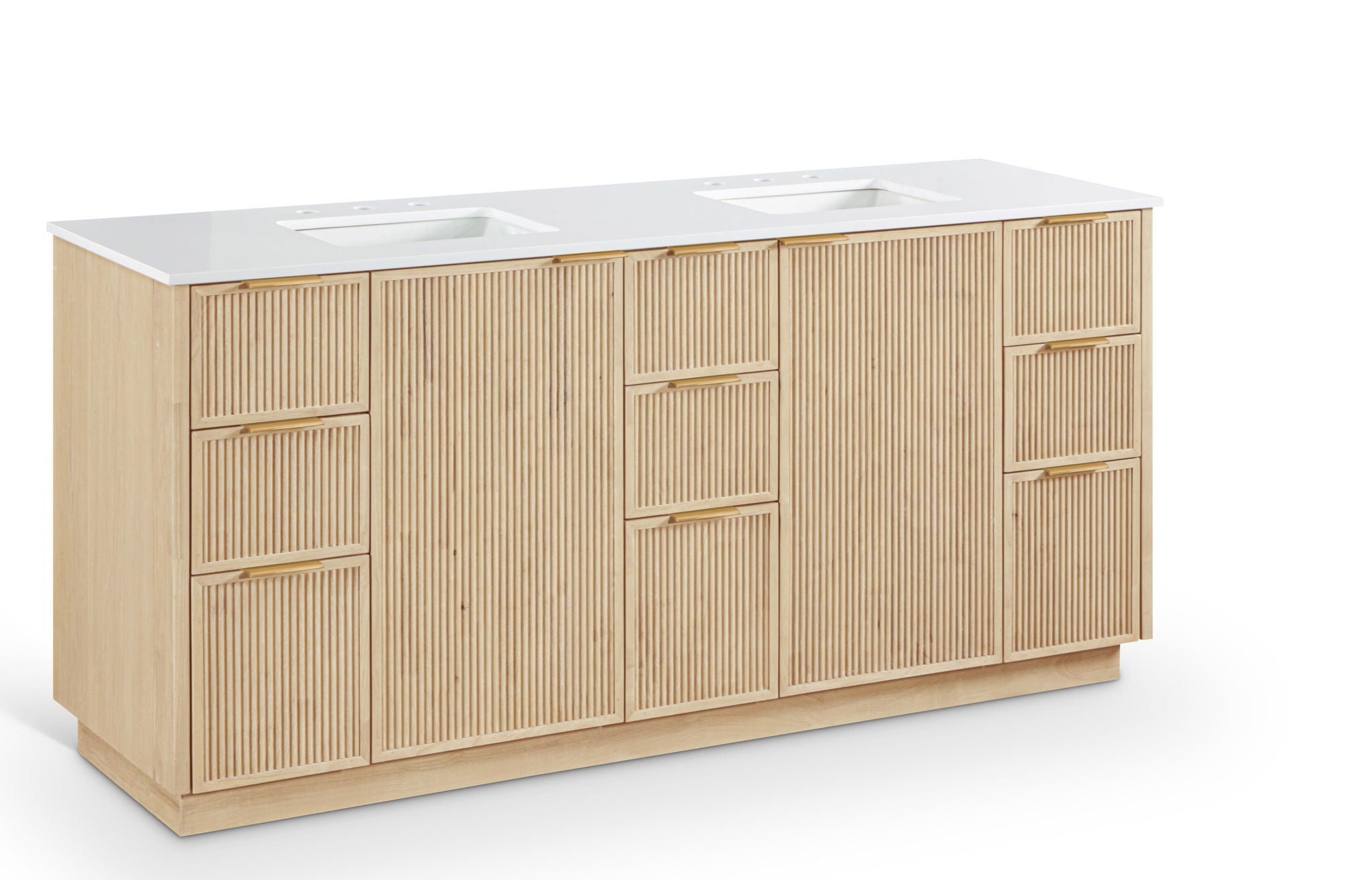 Willard - Engineered Stone And Solid Wood Bathroom Vanity - Urban Living Furniture (Los Angeles, CA)