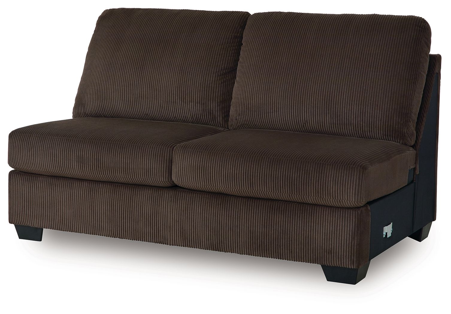 Kimlee - Chocolate - Armless Loveseat - Urban Living Furniture (Los Angeles, CA)