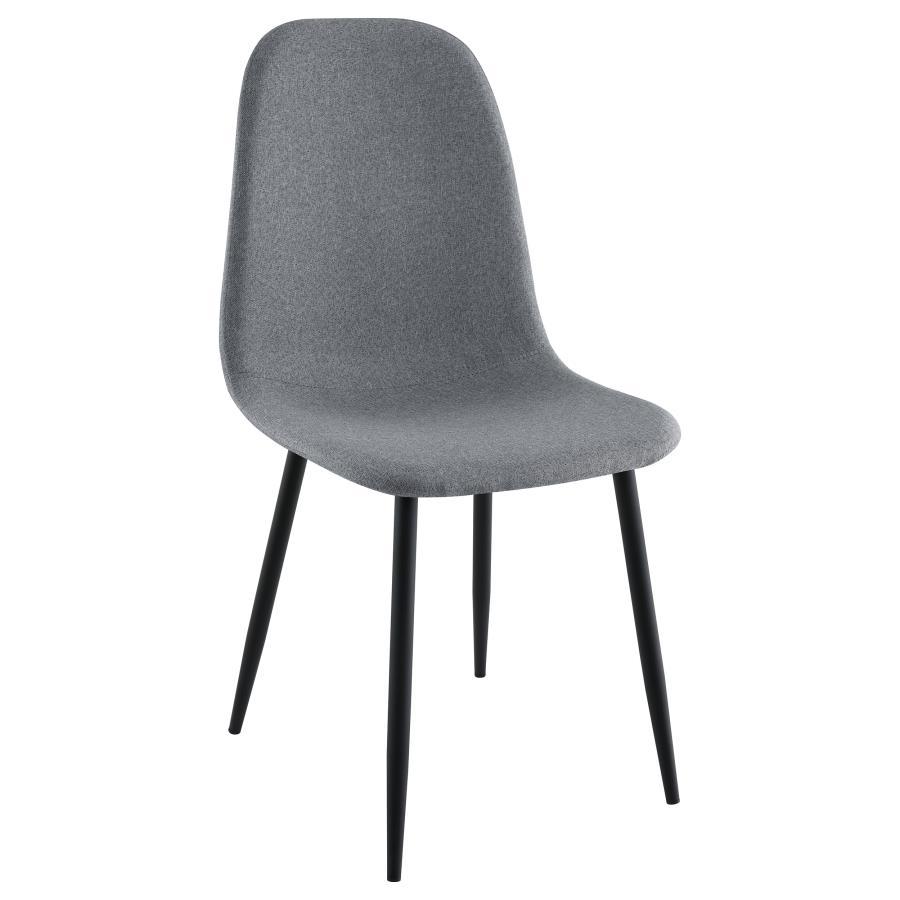 Dennison - Upholstered Dining Side Chair (Set of 4) - Gray - Urban Living Furniture (Los Angeles, CA)