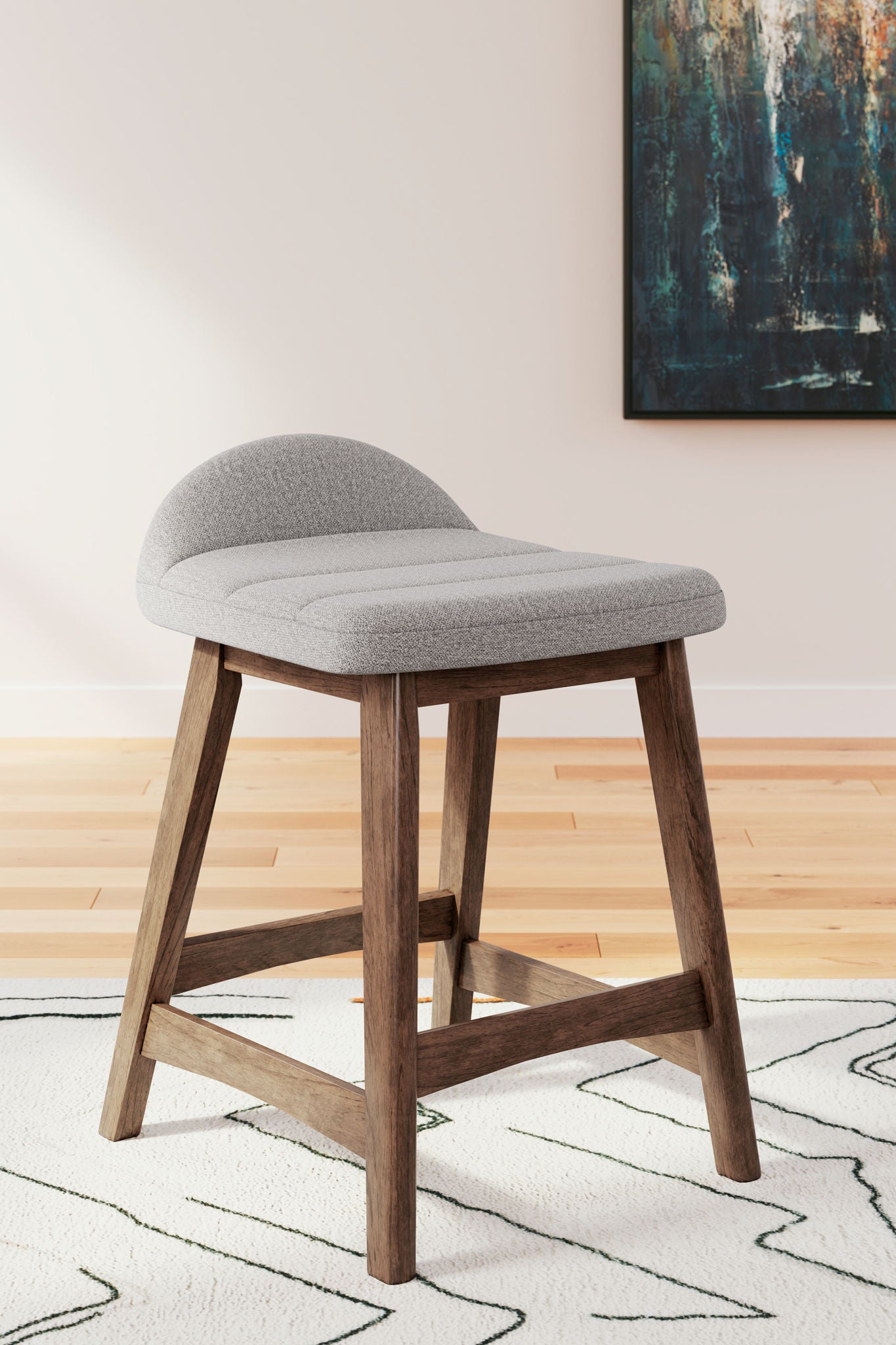 Lyncott - Upholstered Barstool (Set of 2) - Urban Living Furniture (Los Angeles, CA)