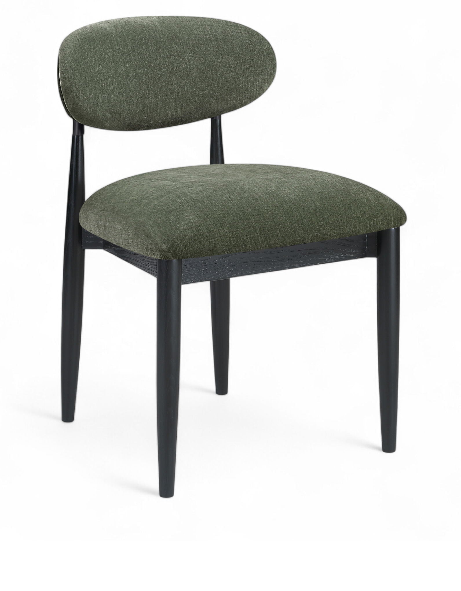 Riccio - Fabric Dining Side Chair (Set of 2) - Black Frame - Urban Living Furniture (Los Angeles, CA)
