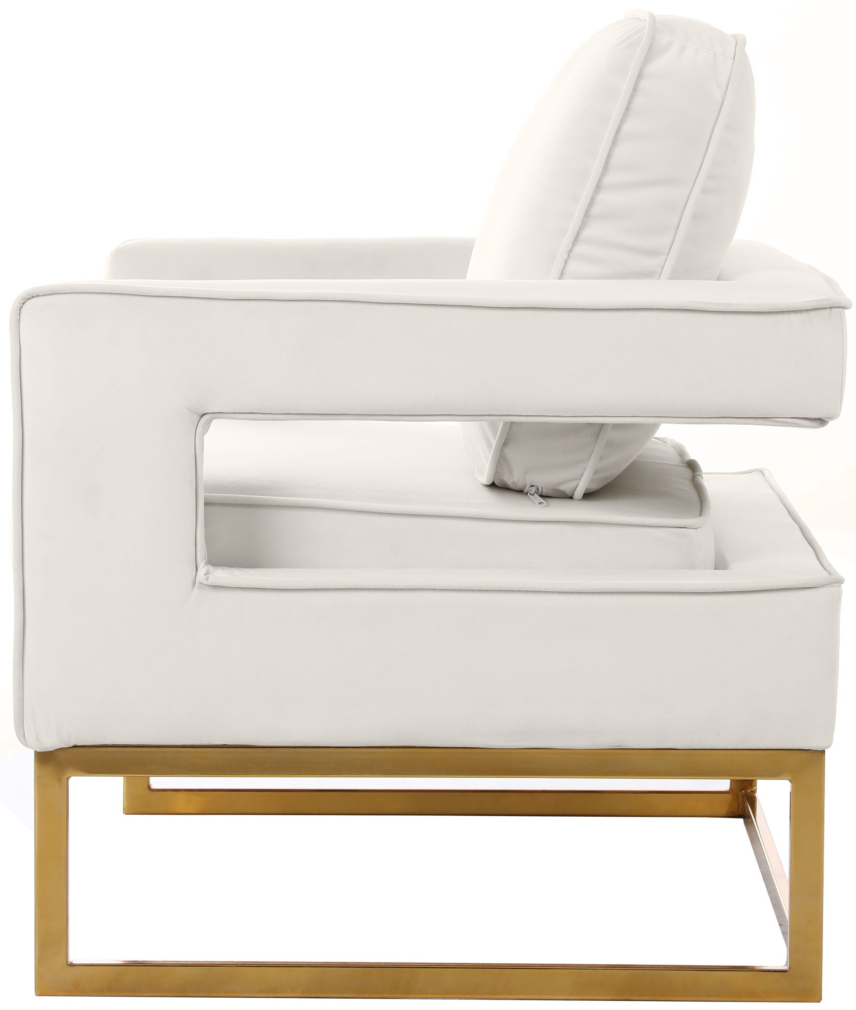 Noah - Accent Chair with Gold Legs - Urban Living Furniture (Los Angeles, CA)