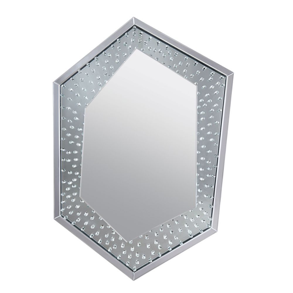 Nysa - Accent Mirror - Mirrored & Faux Crystals - Urban Living Furniture (Los Angeles, CA)