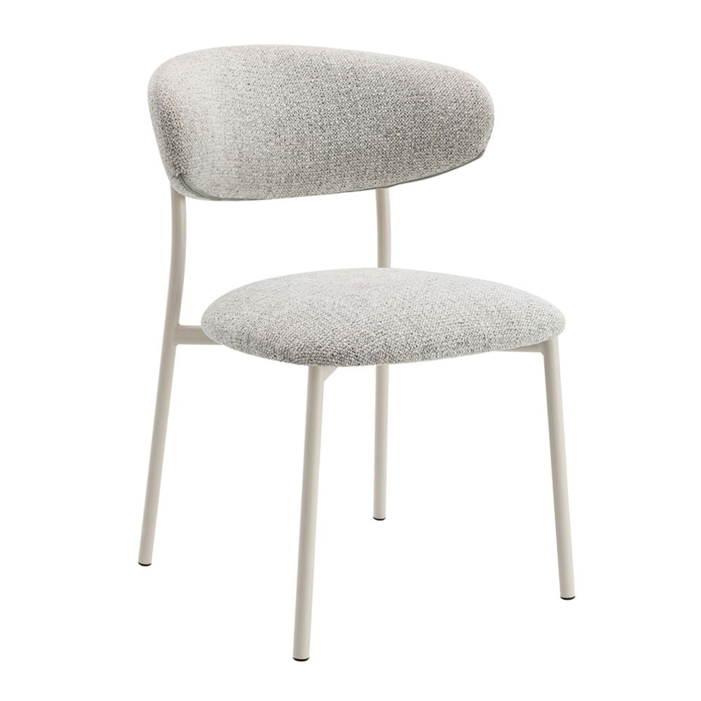 Kalam - Side Chair (Set of 2) - Gray Fabric & Beige - Urban Living Furniture (Los Angeles, CA)