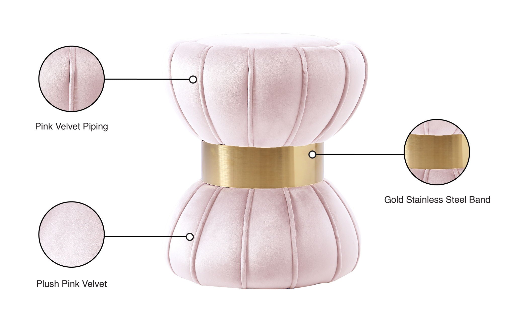 Vino - Stool Ottoman - Urban Living Furniture (Los Angeles, CA)