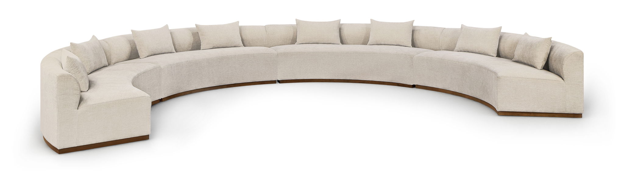 Avanti - Chenille Fabric Upholstered 4 Piece Modular Sectional - Urban Living Furniture (Los Angeles, CA)