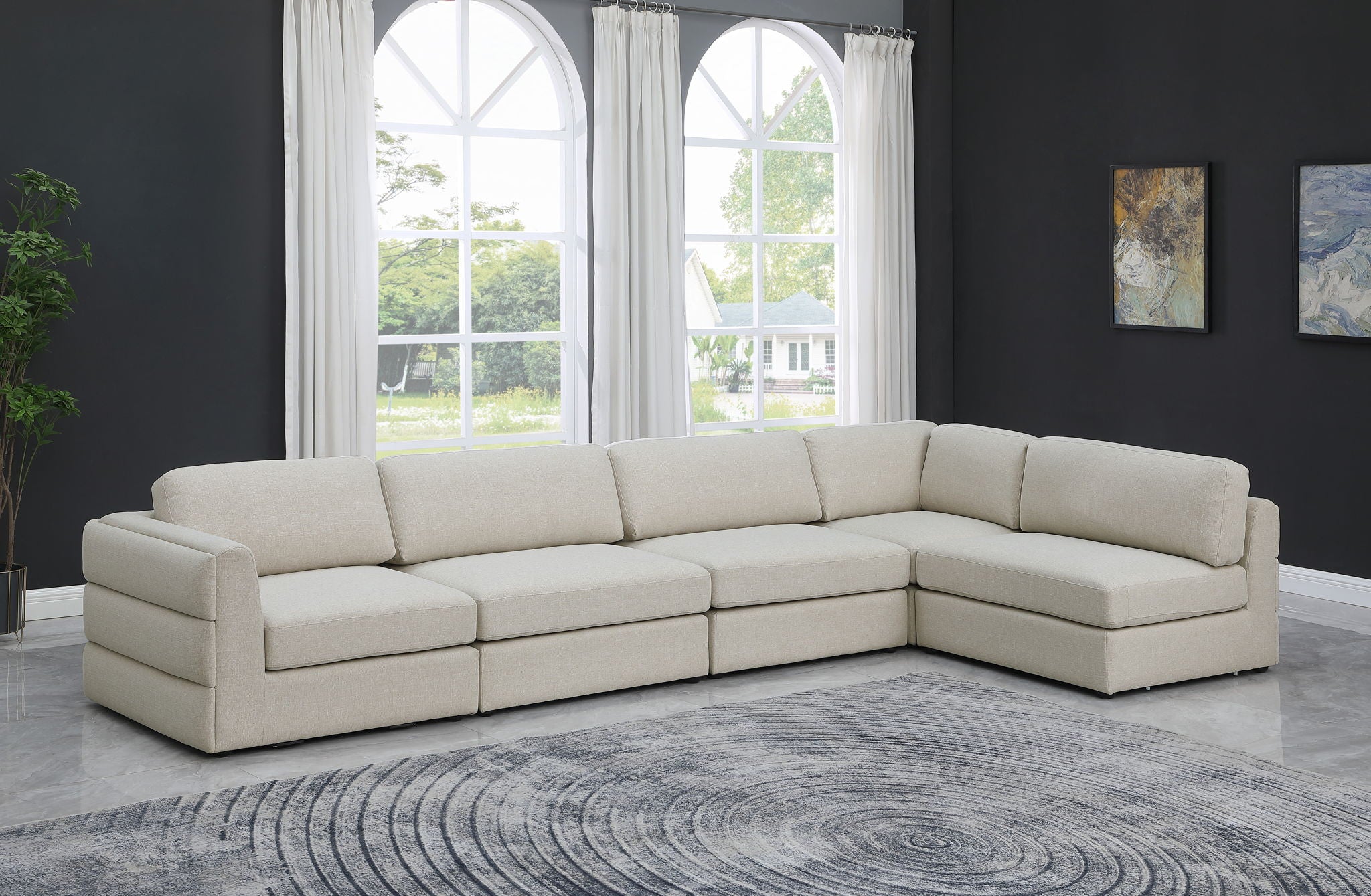 Beckham - 5 Piece Modular Sectional - Urban Living Furniture (Los Angeles, CA)