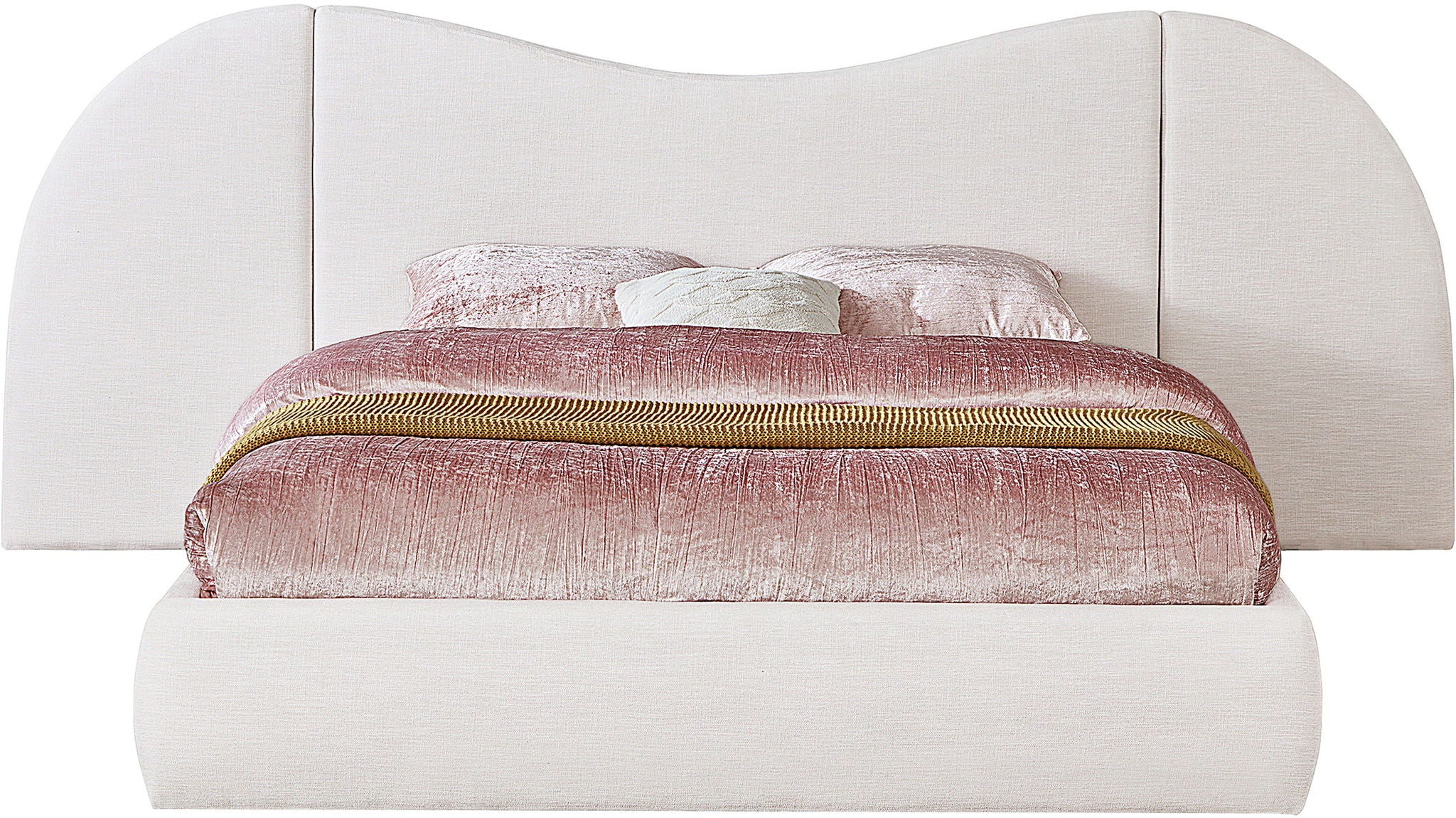 Everest - Linen Fabric Bed - Urban Living Furniture (Los Angeles, CA)
