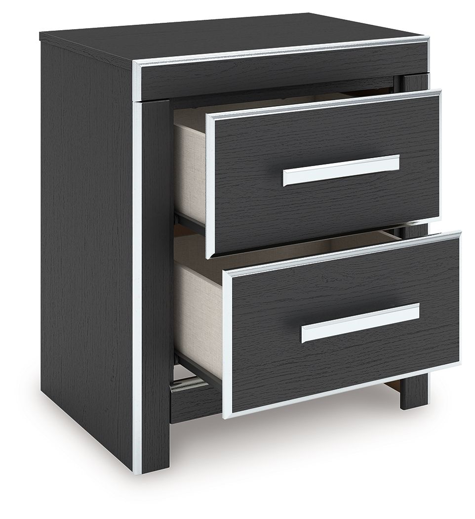 Zuraleus - Two Drawer Night Stand - Urban Living Furniture (Los Angeles, CA)