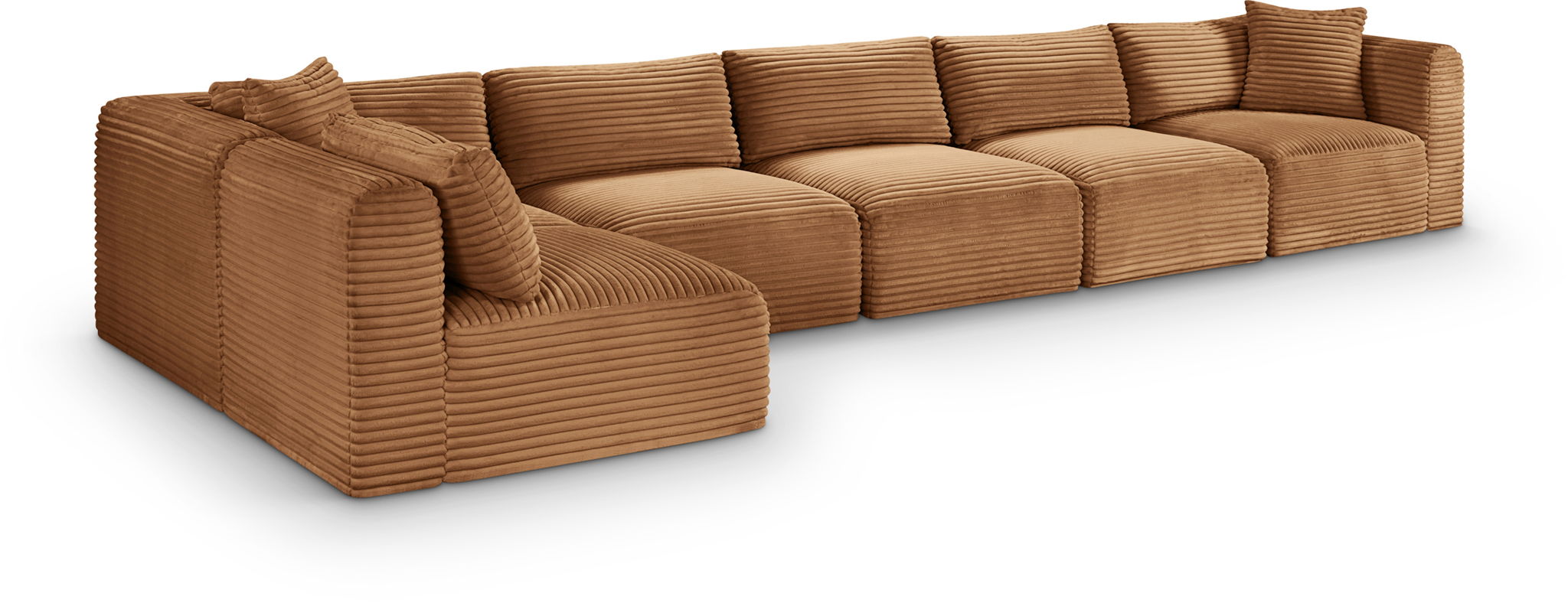 Shaggy - Fabric 6 Piece Modular Sectional - Urban Living Furniture (Los Angeles, CA)