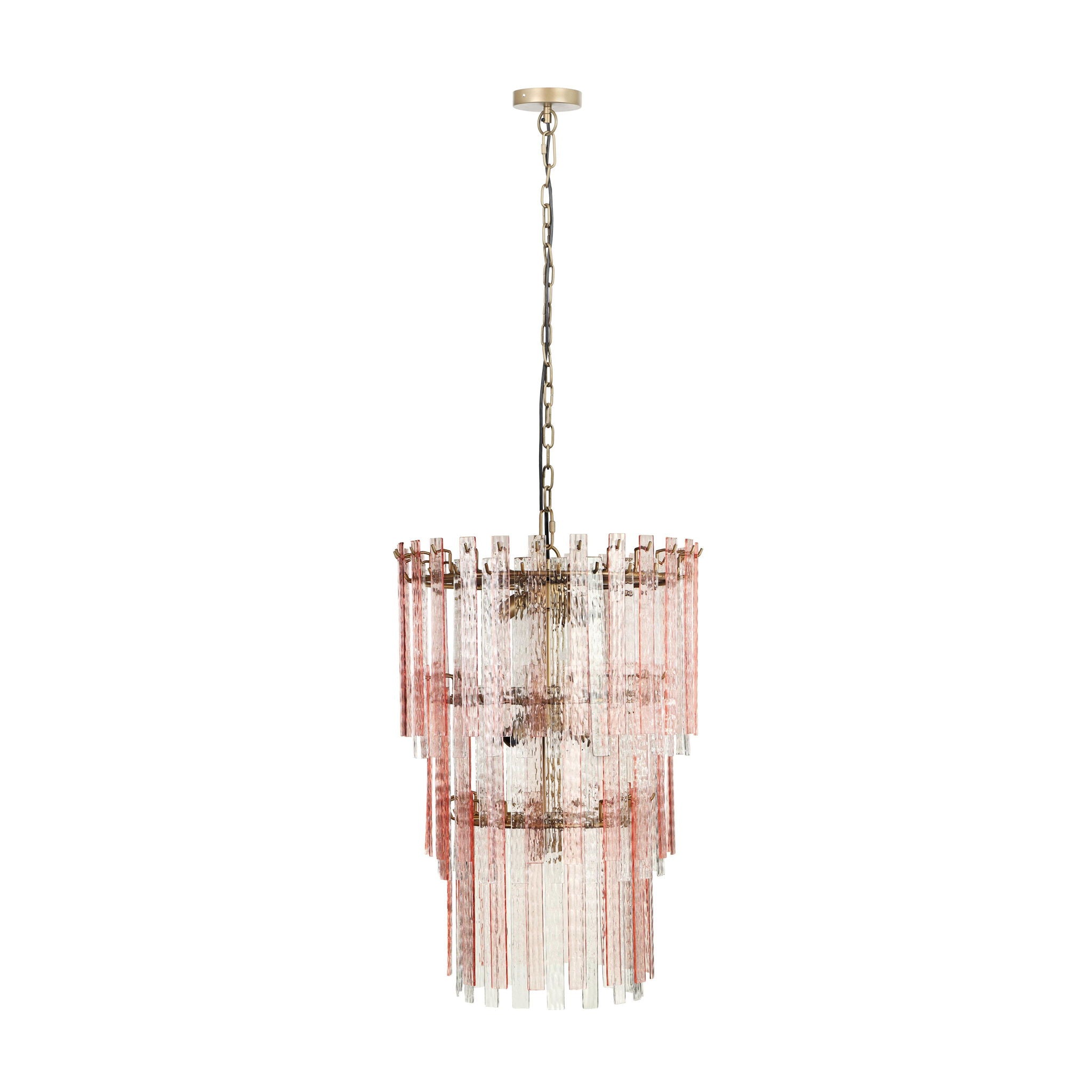 Hampshire - 3-Tier Chandelier - Pink - Urban Living Furniture (Los Angeles, CA)