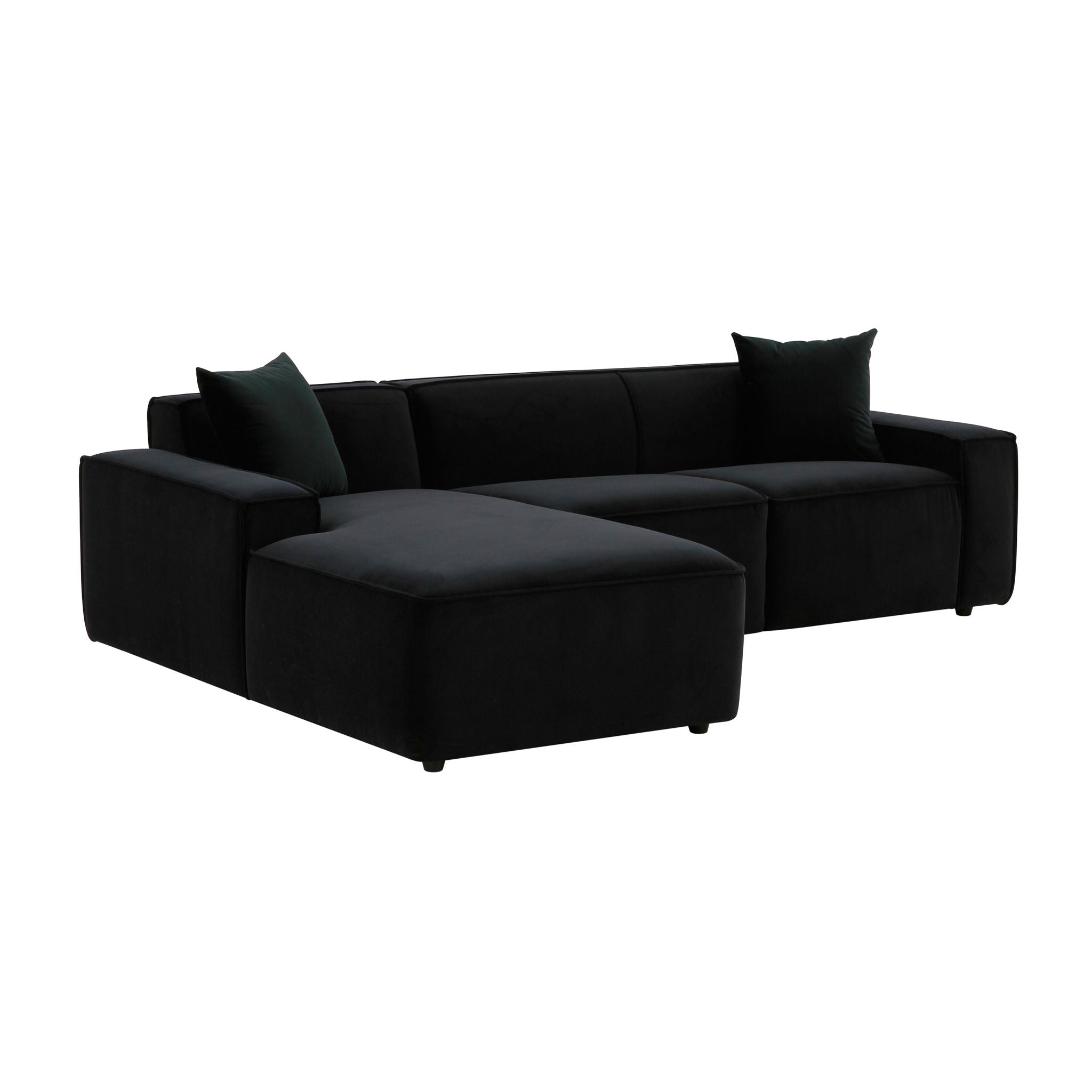 Olafur - Velvet Sectional - Urban Living Furniture (Los Angeles, CA)