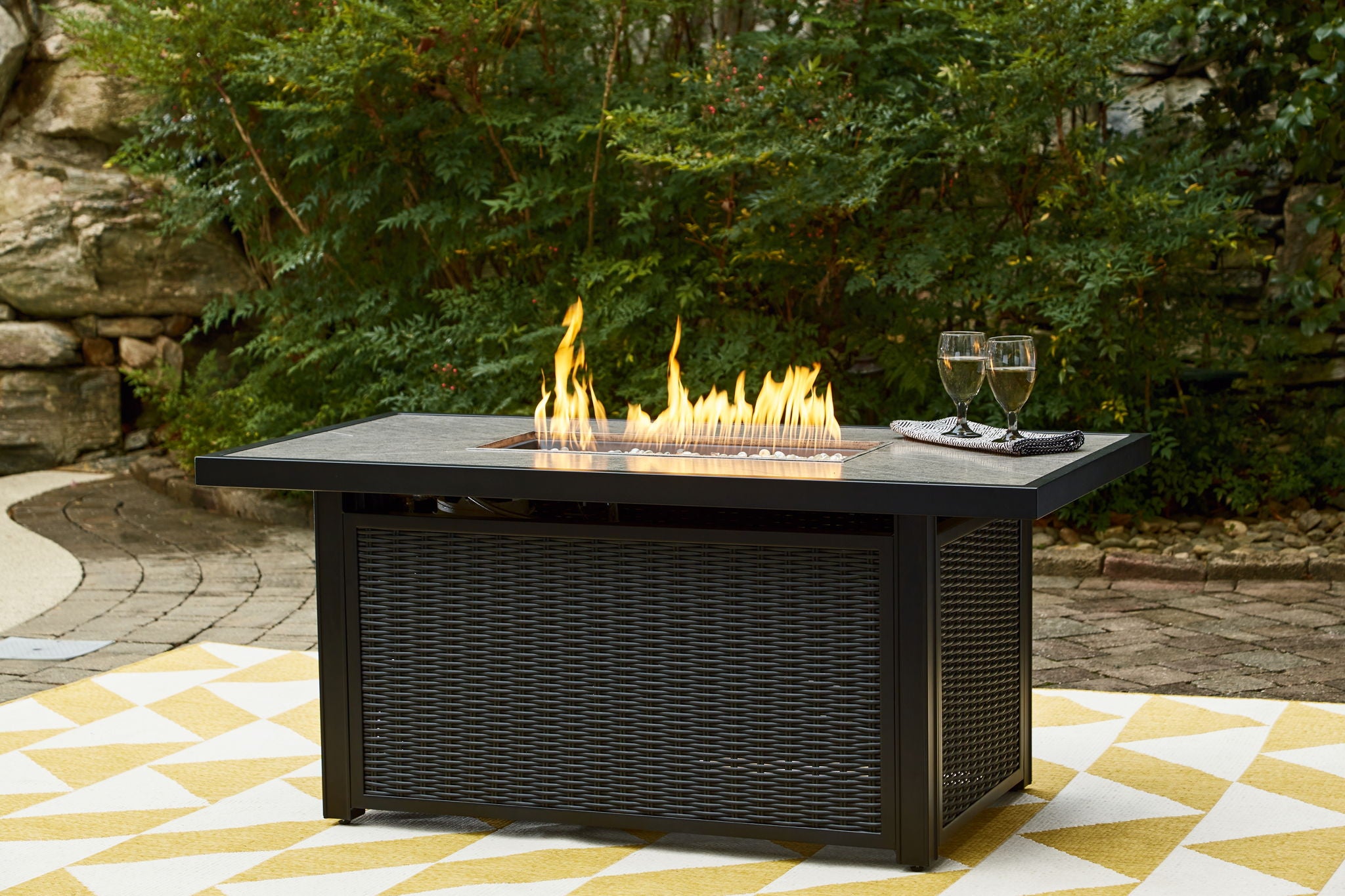 Beachcroft - Rectangular Fire Pit Table - Urban Living Furniture (Los Angeles, CA)