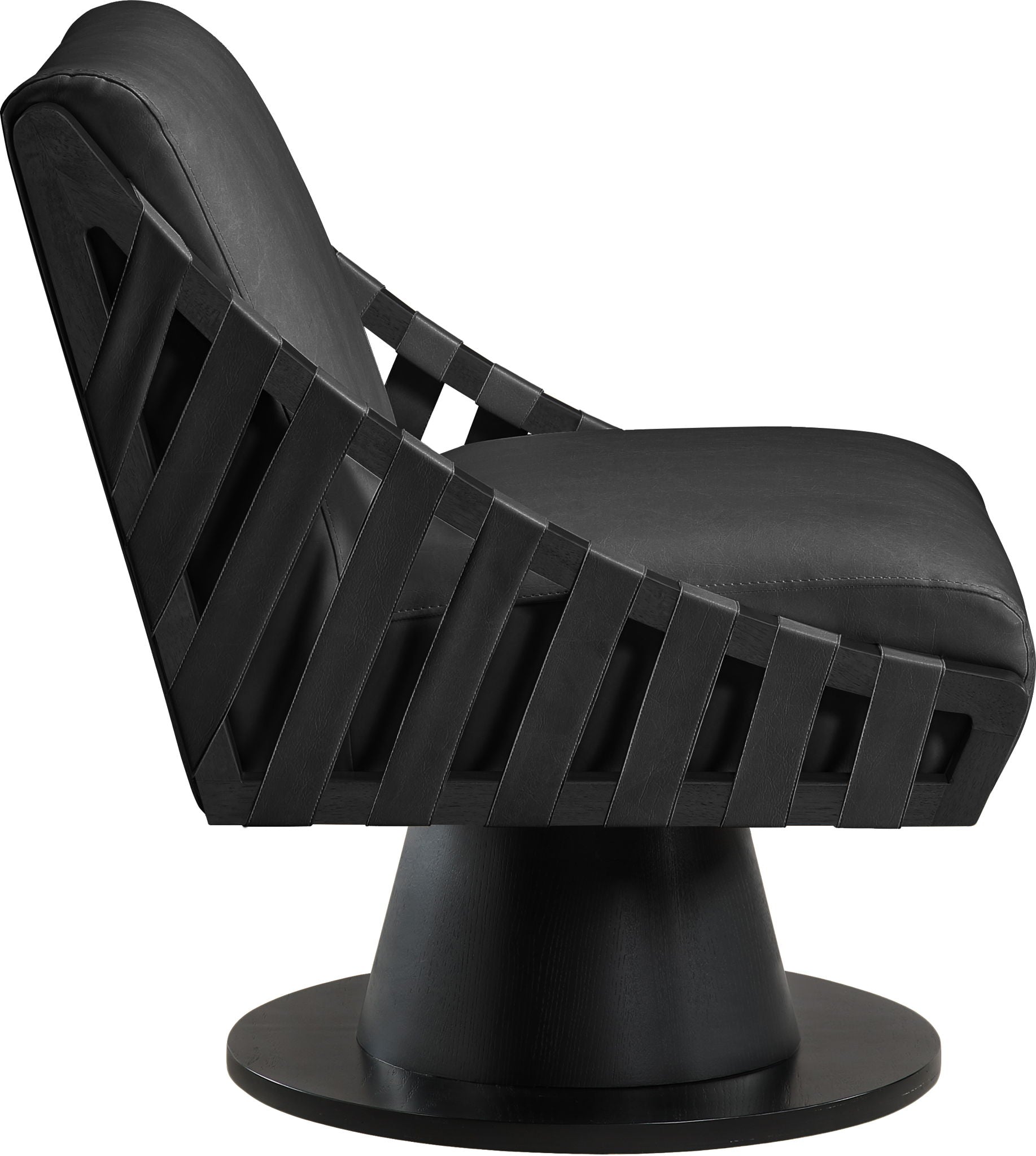 Millwin - Swivel Accent Chair With Black Base - Urban Living Furniture (Los Angeles, CA)