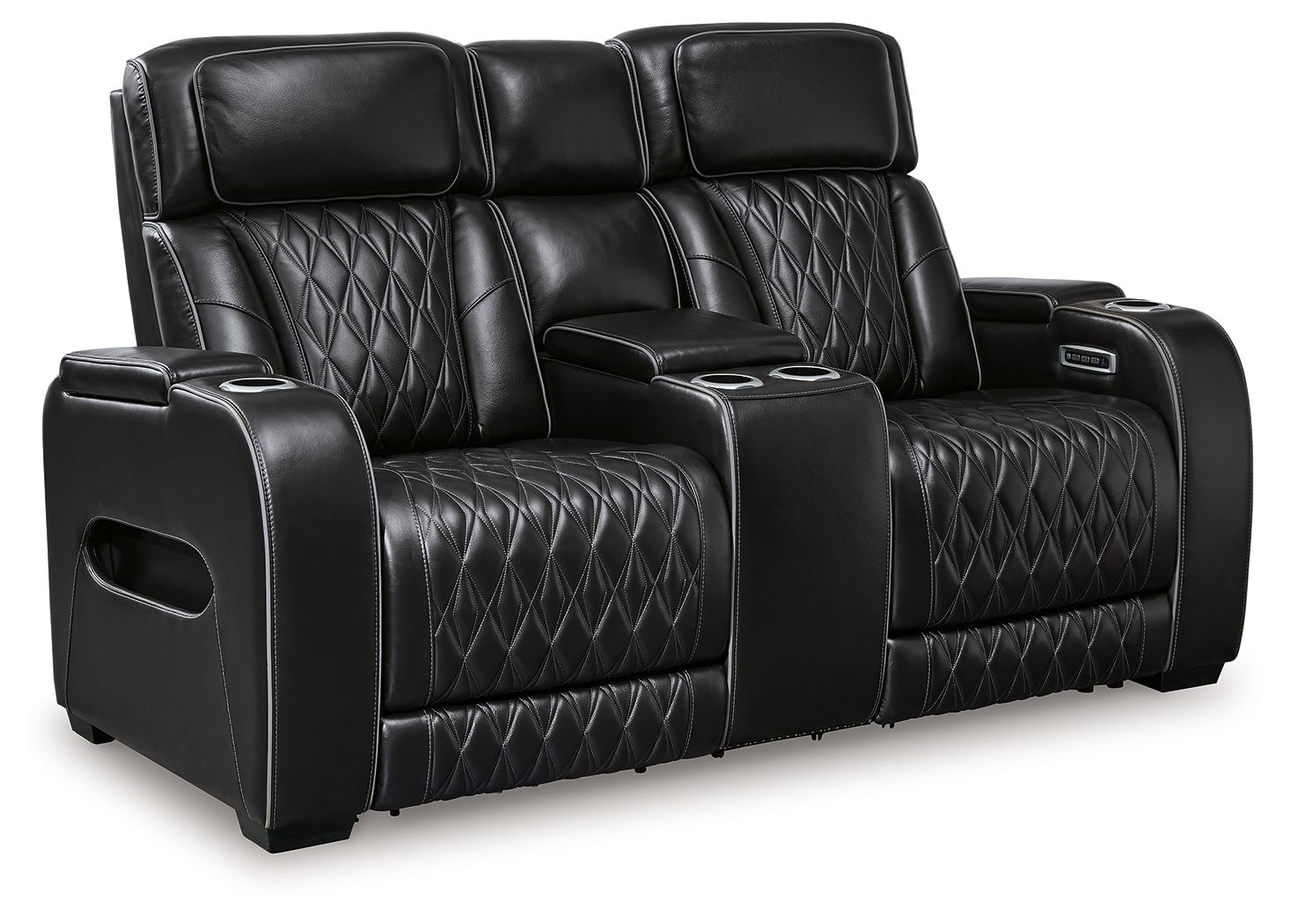 Boyington - Power Reclining Loveseat With Console/Adj Hdrst - Urban Living Furniture (Los Angeles, CA)