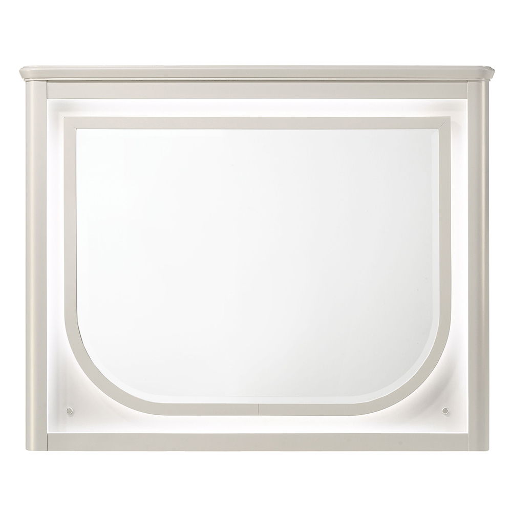 Laveda - Mirror With LED - Pearl White - Urban Living Furniture (Los Angeles, CA)
