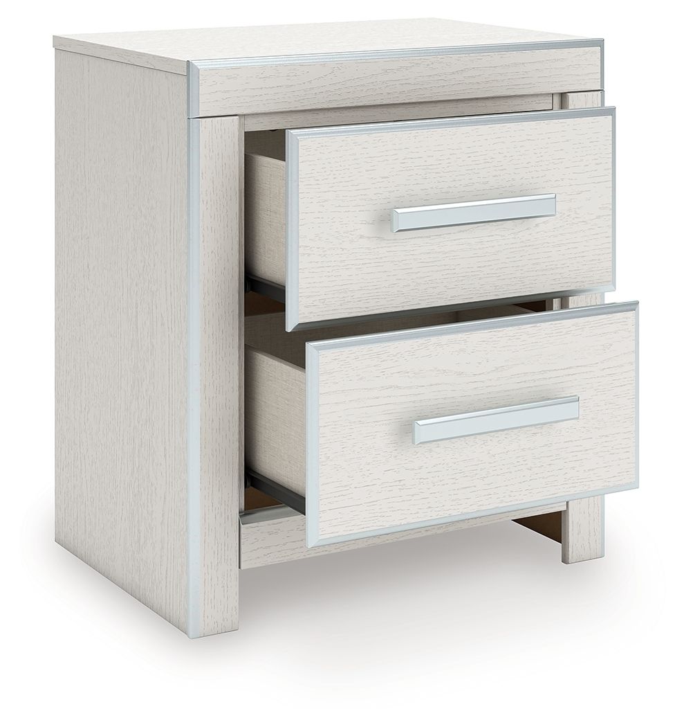 Zuraleus - Two Drawer Night Stand - Urban Living Furniture (Los Angeles, CA)