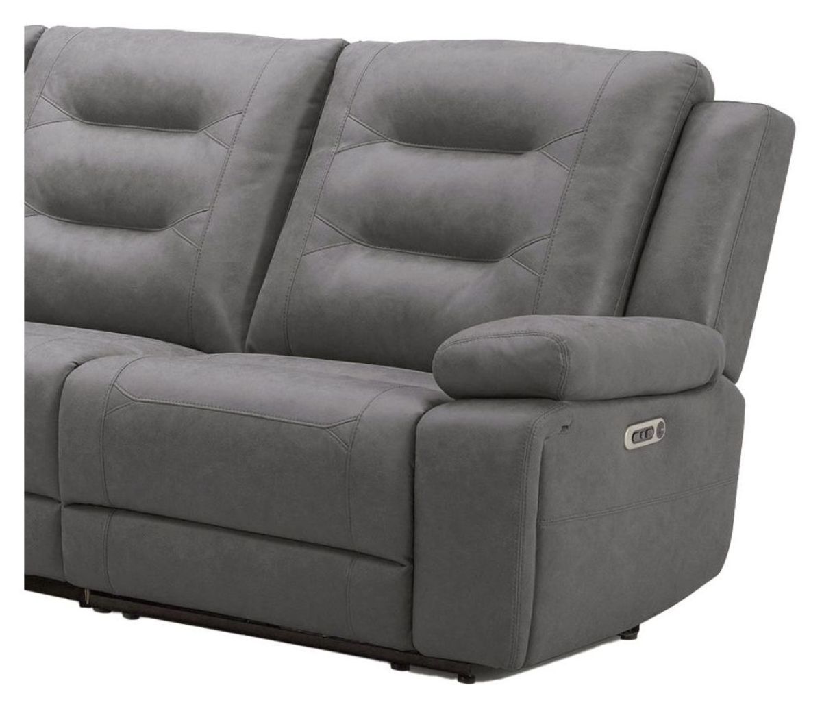 Caldwell - Power Right Arm Facing Recliner - Tahoe Charcoal - Urban Living Furniture (Los Angeles, CA)