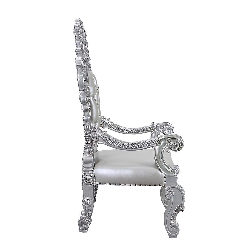 Valkyrie - Arm Chair (Set of 2) - Antique Platinum - Urban Living Furniture (Los Angeles, CA)