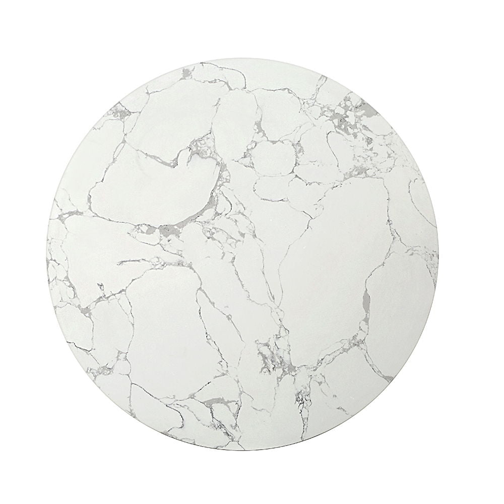 Clayten - End Table - White Natural Marble Top & Espreeso Finish - Urban Living Furniture (Los Angeles, CA)