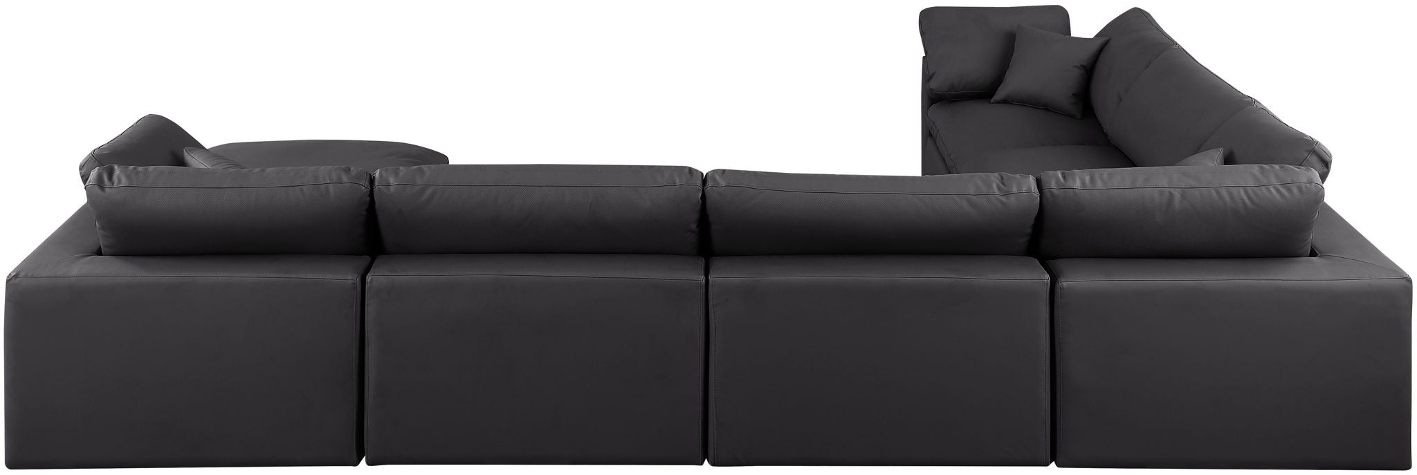 Comfy - 7 Piece Faux Leather Modular Sectional With Chaise - Urban Living Furniture (Los Angeles, CA)