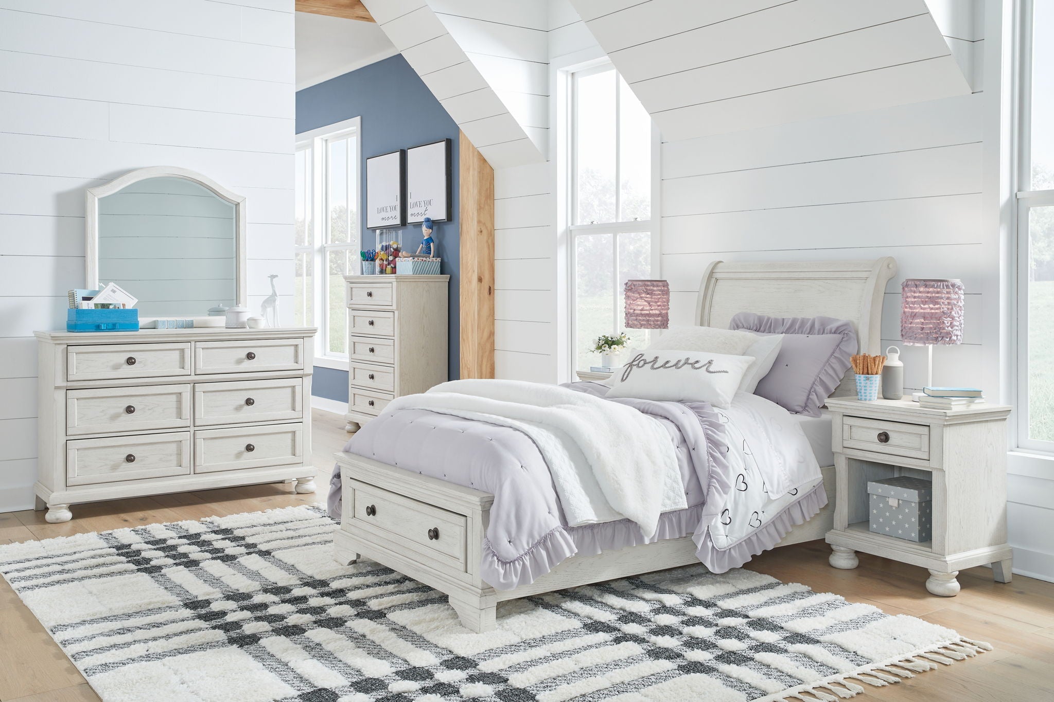 Robbinsdale - Youth Sleigh Storage Bedroom Set - Urban Living Furniture (Los Angeles, CA)