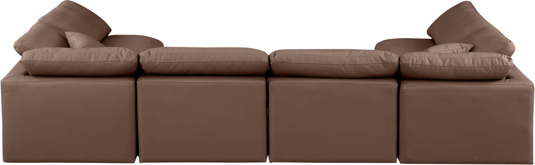 Indulge - Faux Leather 6 Piece Modular U-Shaped Sectional - Urban Living Furniture (Los Angeles, CA)