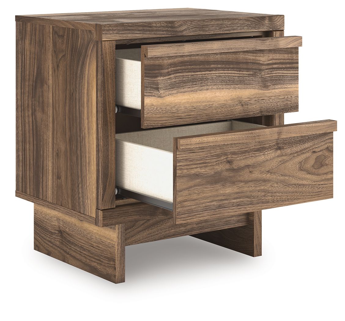 Chirason - Brown - Two Drawer Night Stand - Urban Living Furniture (Los Angeles, CA)