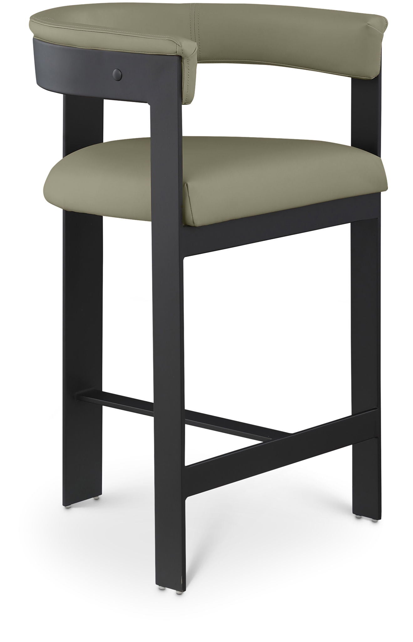 Romeo - Faux Leather Counter Stool With Black Base (Set of 2) - Urban Living Furniture (Los Angeles, CA)