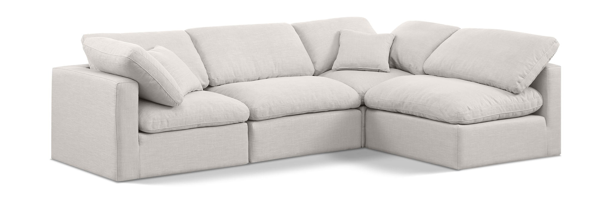 Indulge - Linen 4 Piece Modular Sectional - Urban Living Furniture (Los Angeles, CA)