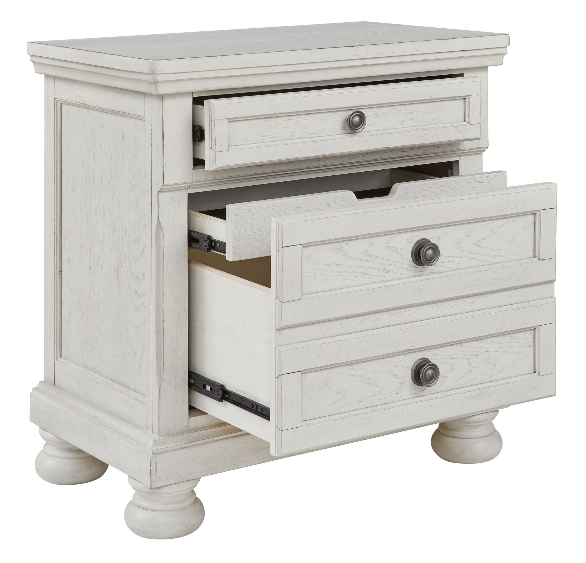 Robbinsdale - Antique White - Two Drawer Night Stand - Urban Living Furniture (Los Angeles, CA)