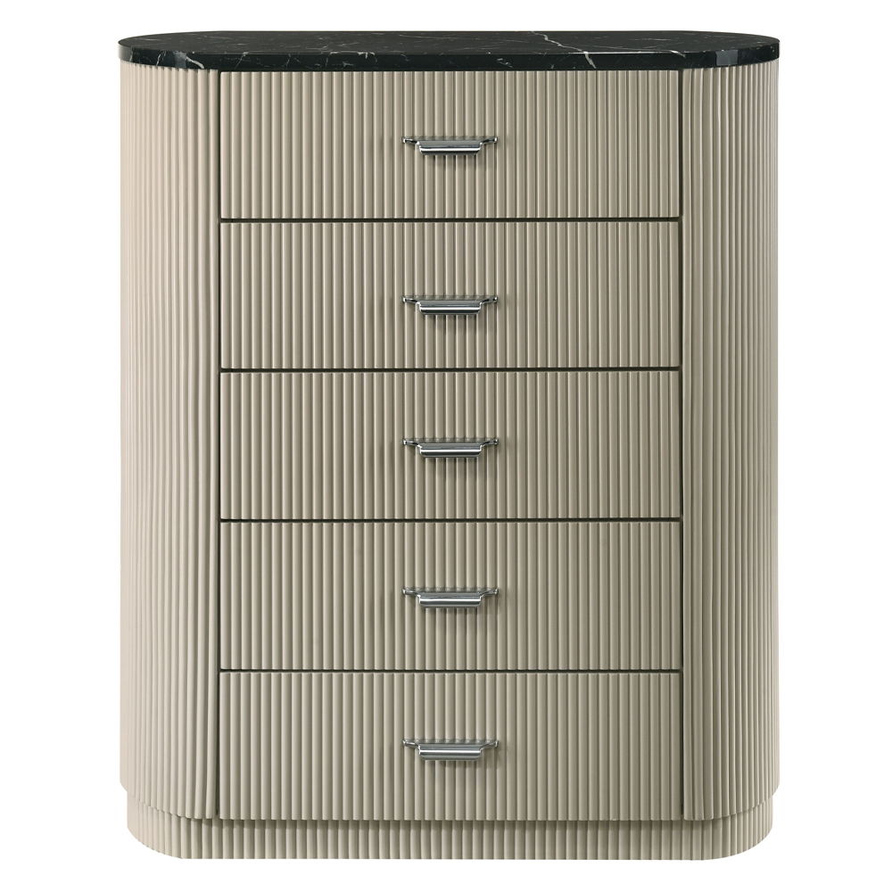 Travonte - Chest - Gray / Beige