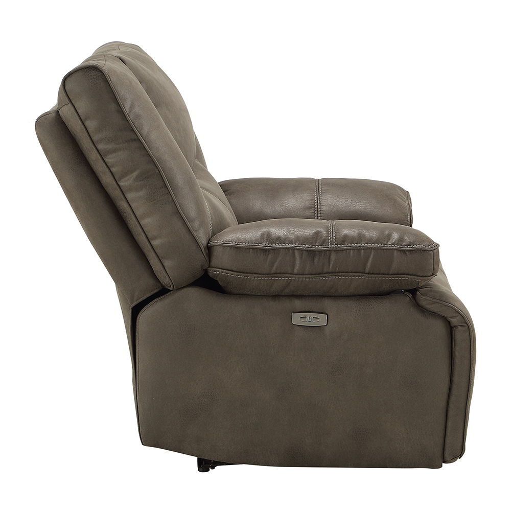 Harumi - Power Motion Recliner With USB - Gray Fabric - Urban Living Furniture (Los Angeles, CA)