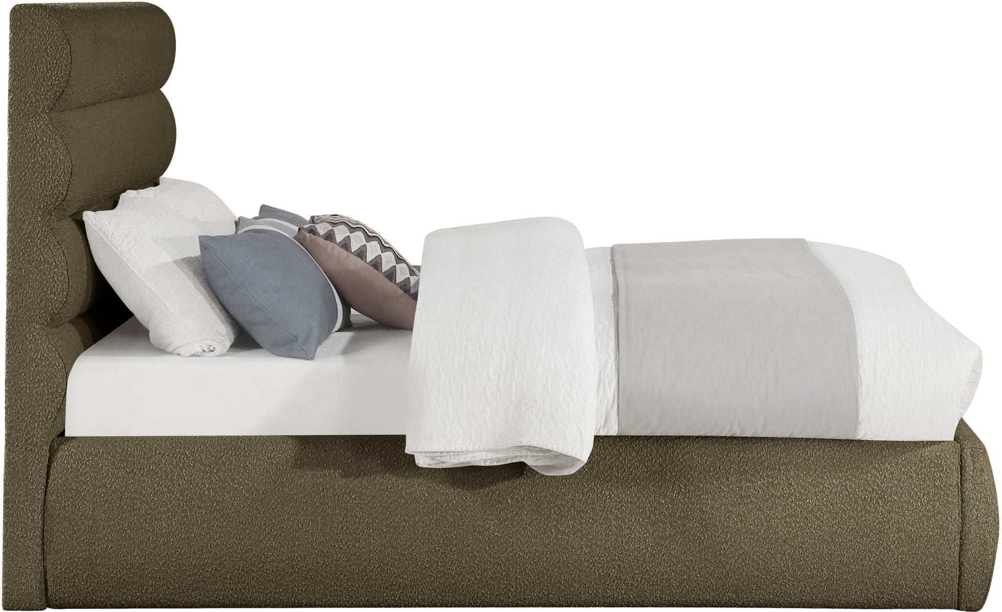 Adam - Boucle Fabric Bed With 52" Headboard - Urban Living Furniture (Los Angeles, CA)