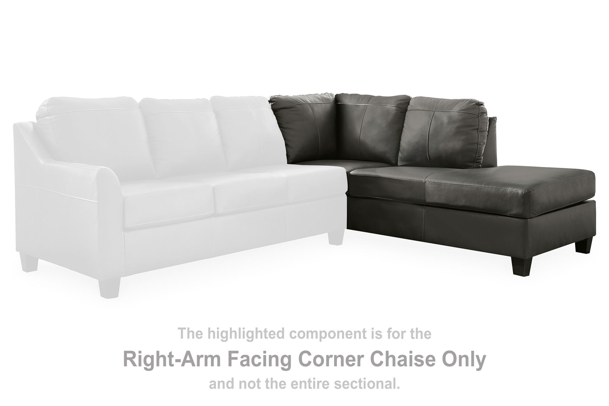 Valderno - Fog - Raf Corner Chaise - Urban Living Furniture (Los Angeles, CA)