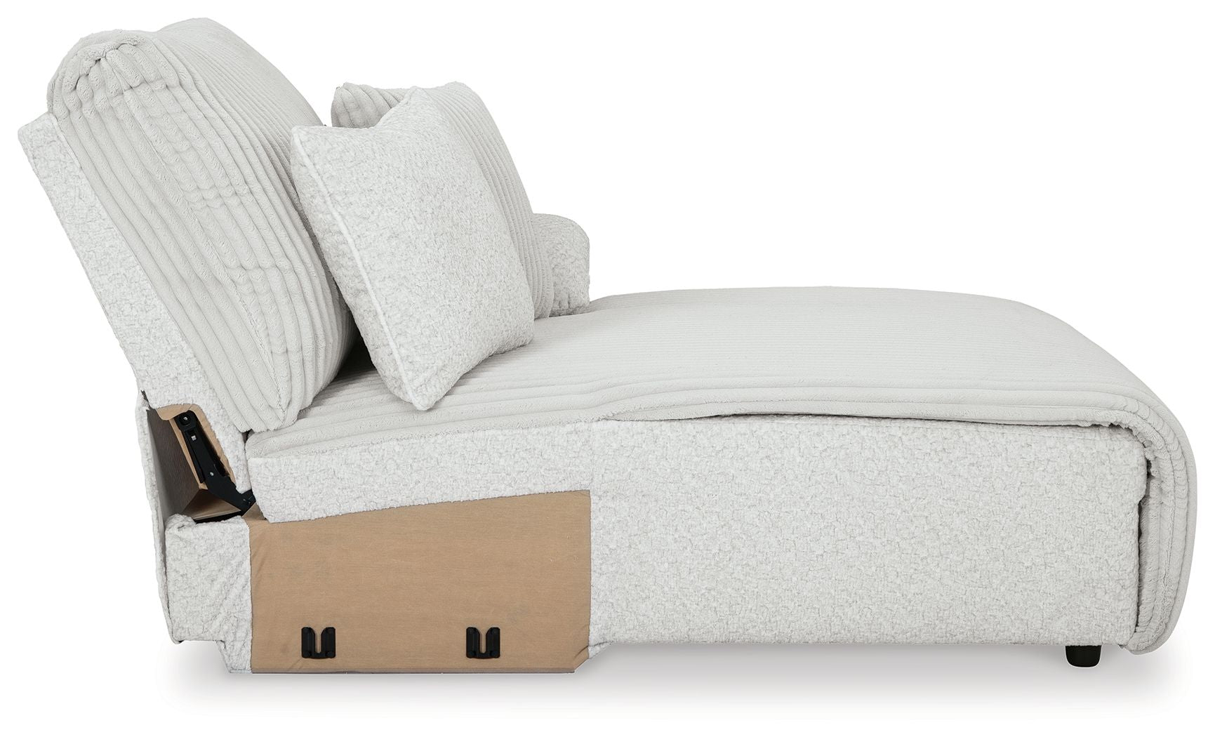 Top Tier - Alloy - Raf Press Back Power Chaise - Urban Living Furniture (Los Angeles, CA)
