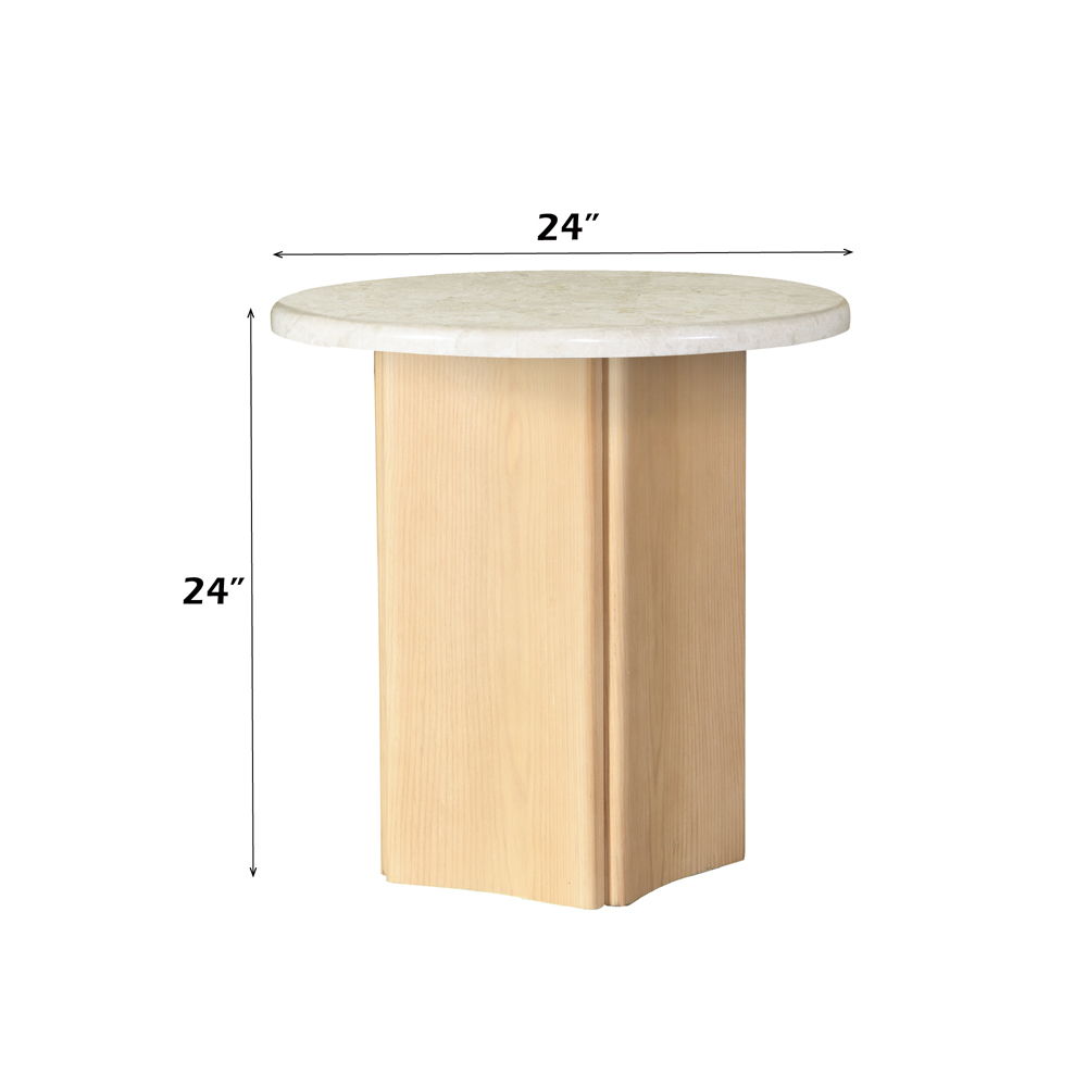 Qwin - Table With Marble Top - Urban Living Furniture (Los Angeles, CA)