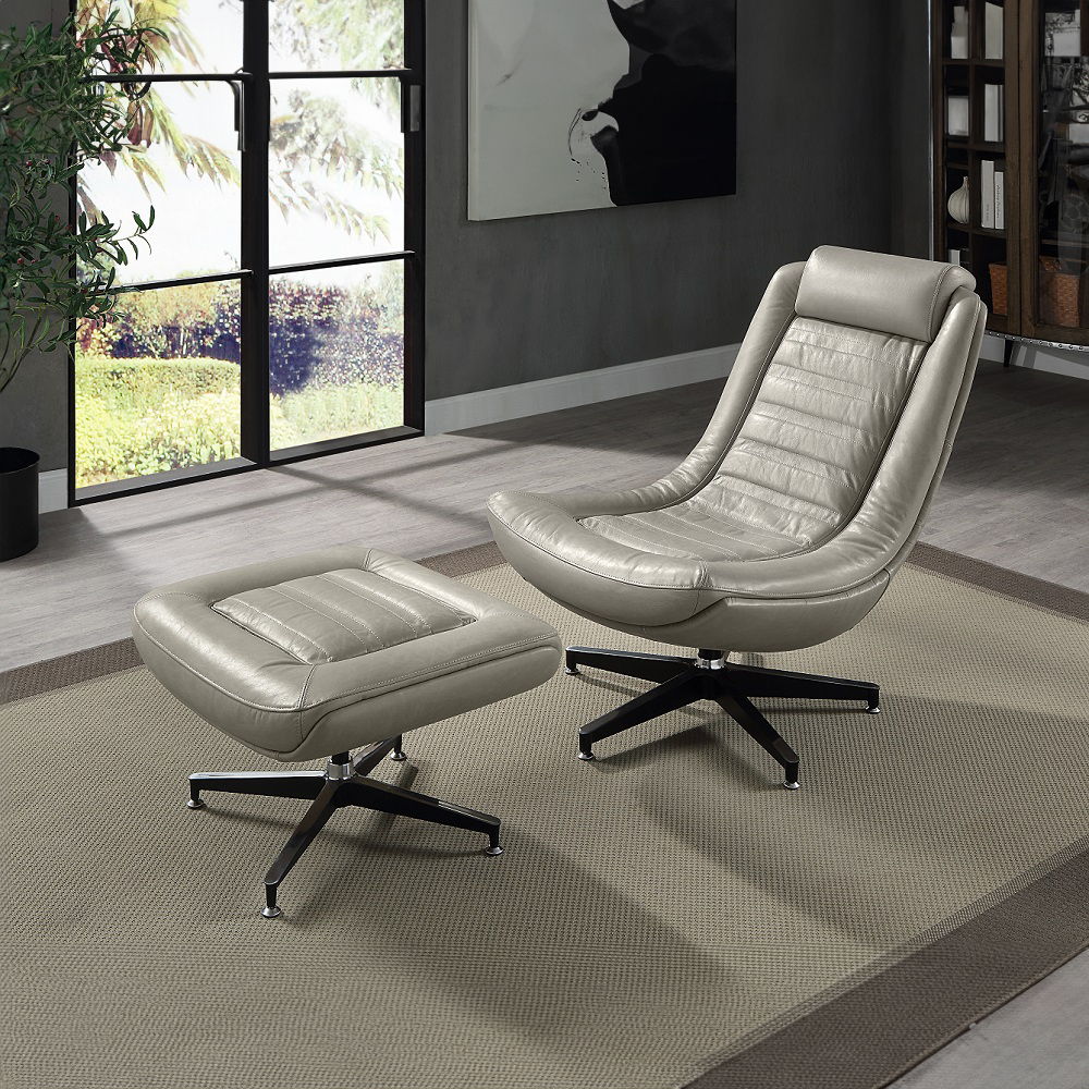 Piran - Ottoman - Twilight - Urban Living Furniture (Los Angeles, CA)