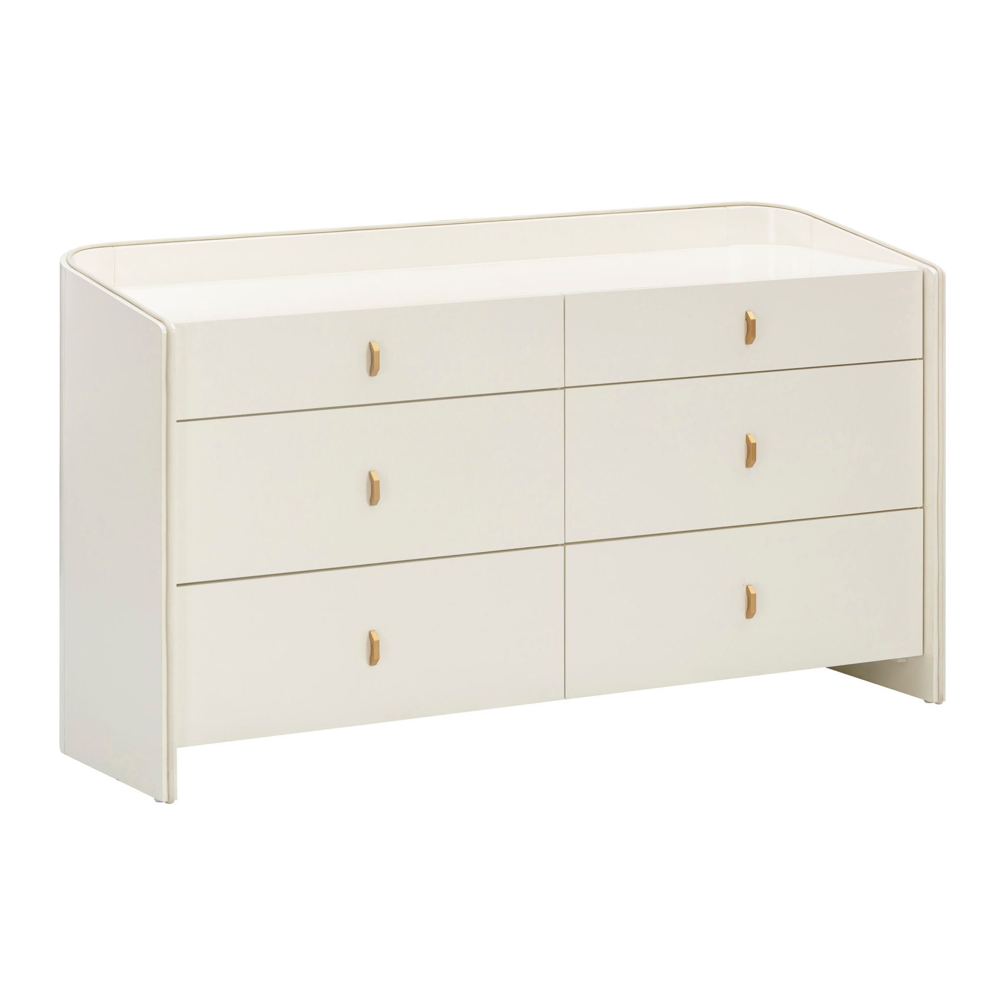 Collins - 6-Drawer Dresser - Cream - Urban Living Furniture (Los Angeles, CA)
